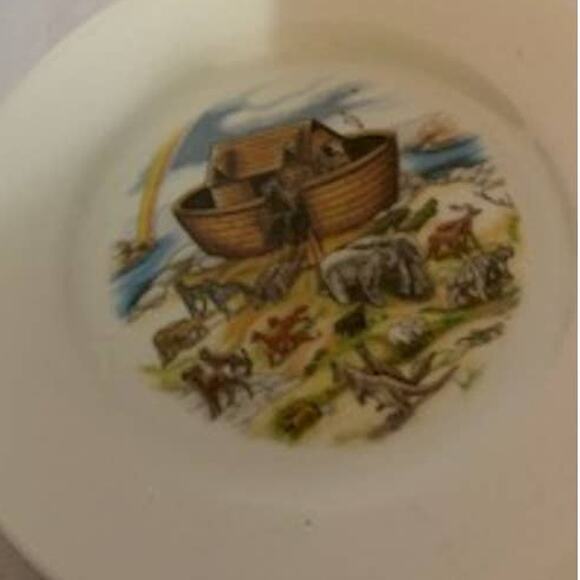 Noah's Ark 3 piece Childs Cup/Bowl/Plate Set - Picture 4 of 7